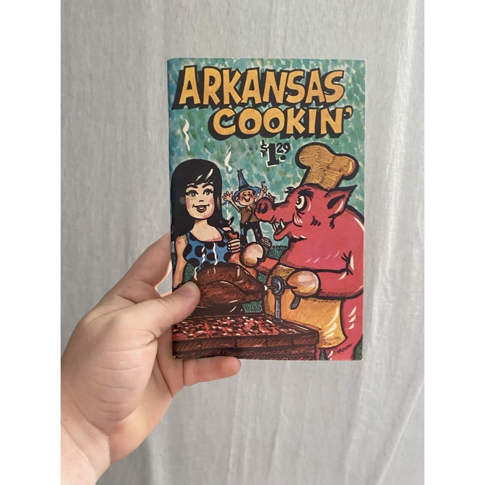 Arkansas Cookin Baxter Lane Co VTG Cookbook Mailer Booklet Southern Food 1975